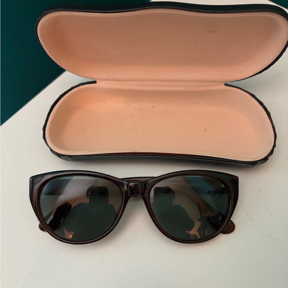 DKNY Elegant Brown Sunglasses